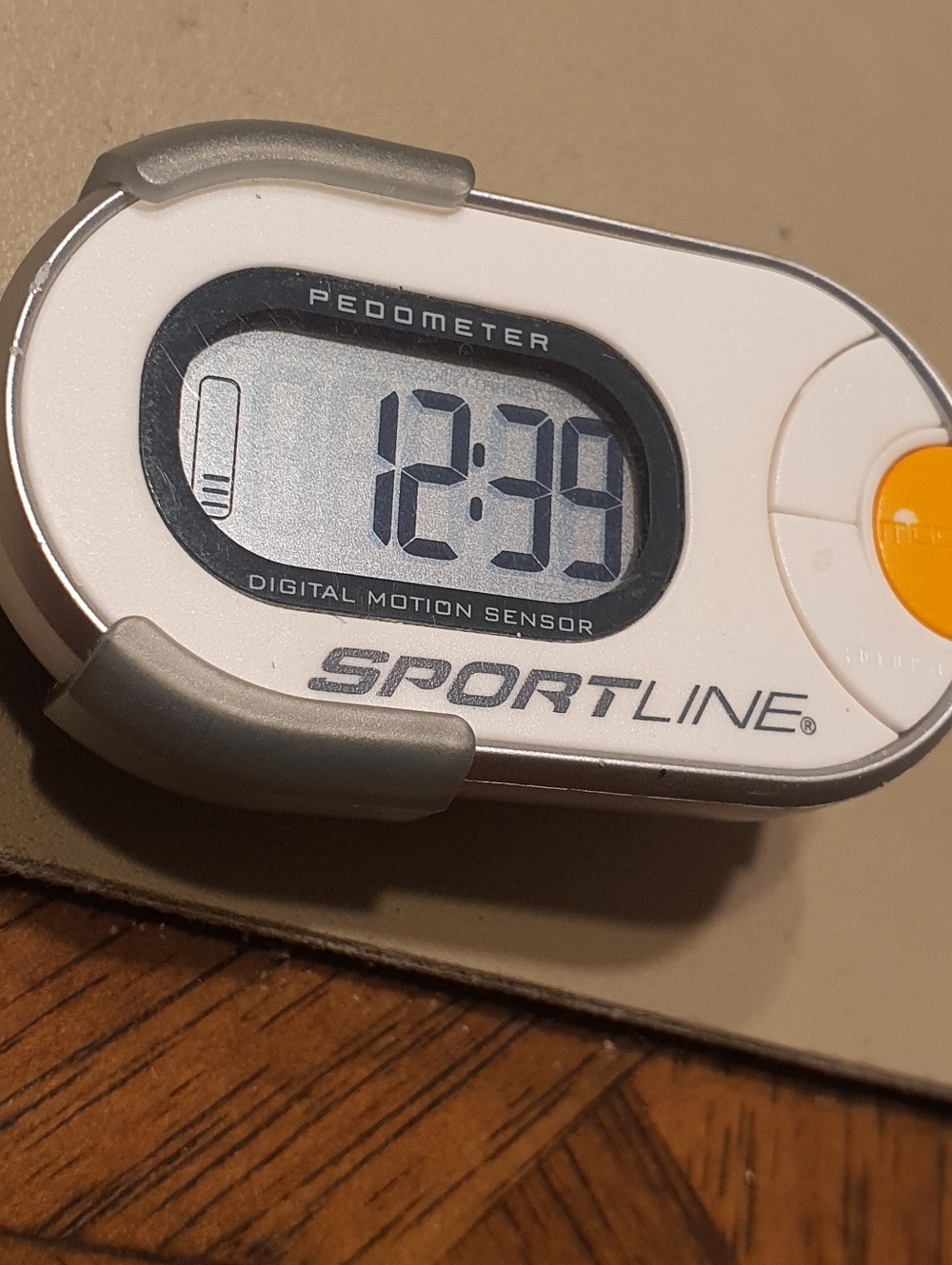 10/$20 Sportline Silver/White Digital Unisex Pedometer